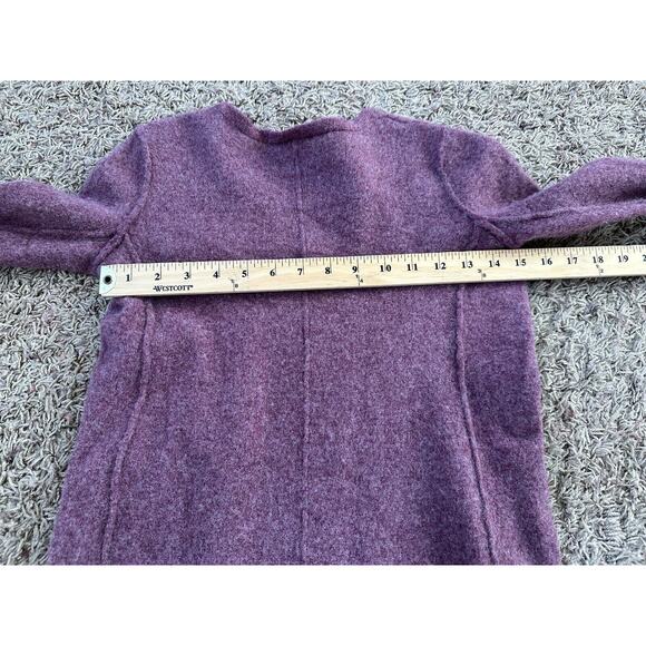 J Jill Sweater Womens Maroon Wool Cashmere Marbled Knit Tunic Size M - Picture 6 of 7